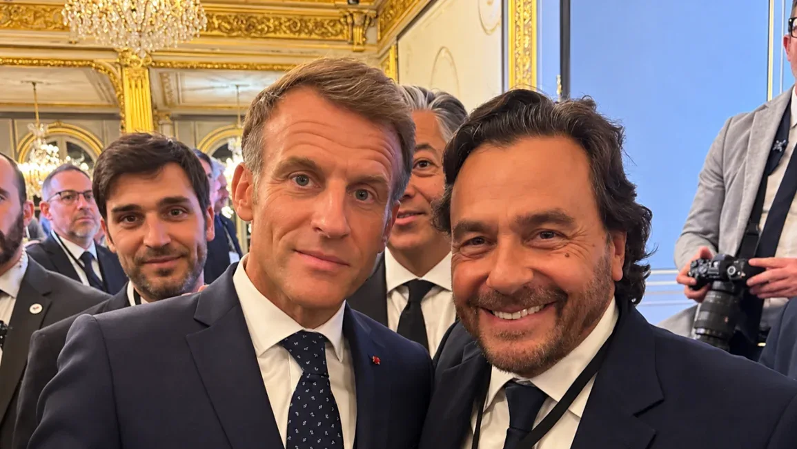 Gustavo Sáenz se reunió con Macron y mostró a Salta como plaza de inversiones